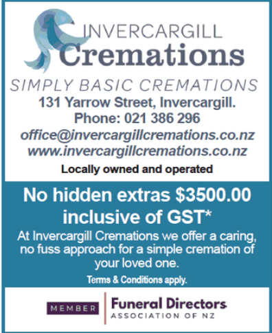 Invercargill Cremations