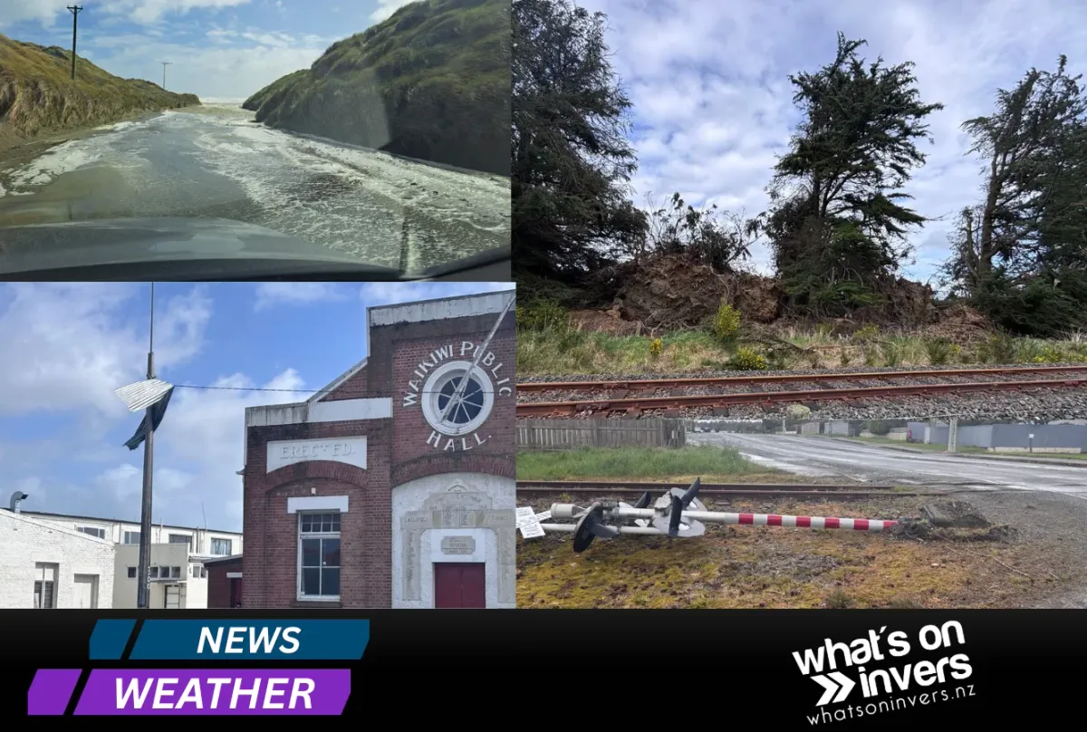 Overnight Outages and Damage After Fierce Winds Lash Southland