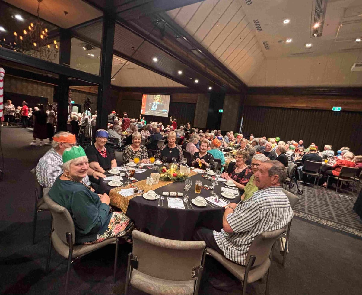Invercargill Over 70s Enjoy Christmas Treat