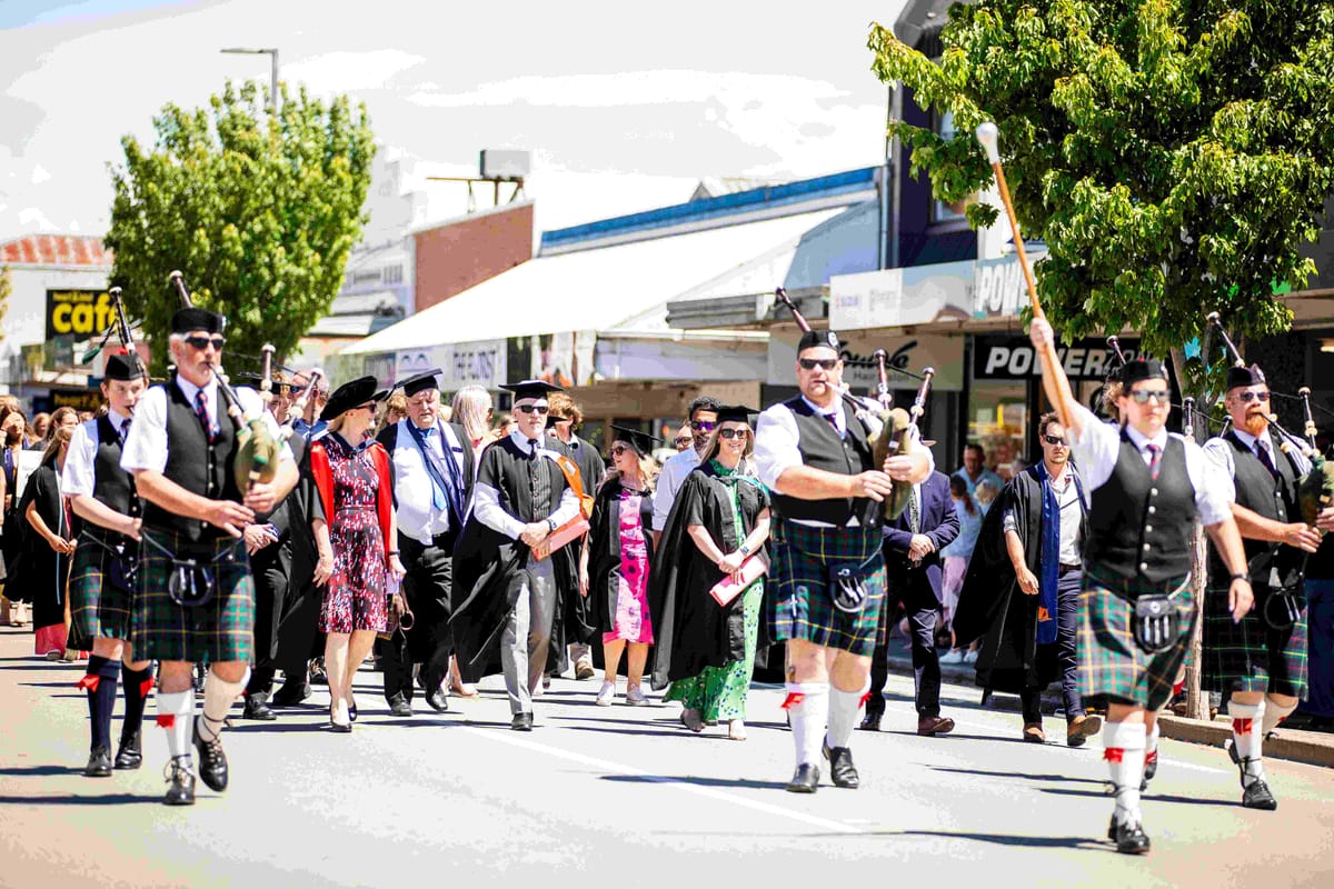 Telford Graduation Shines In Balclutha Sunshine