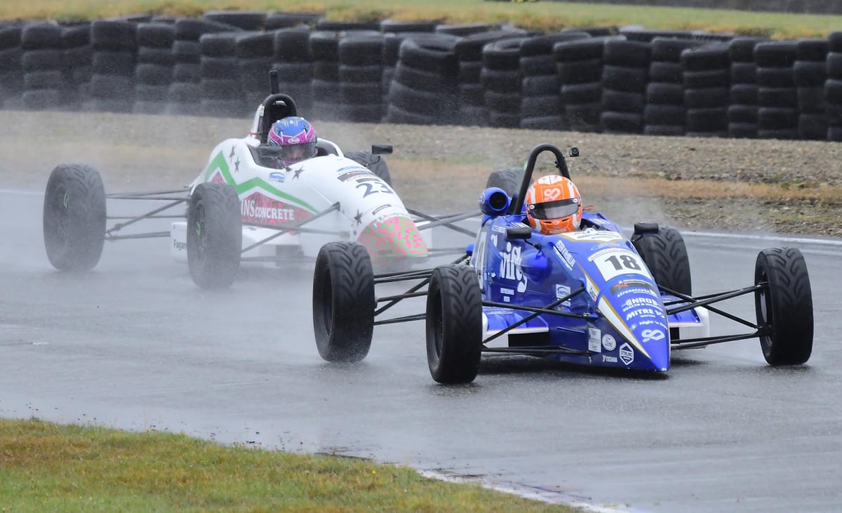 Weather Condition Add To The Challenge At Teretonga Park