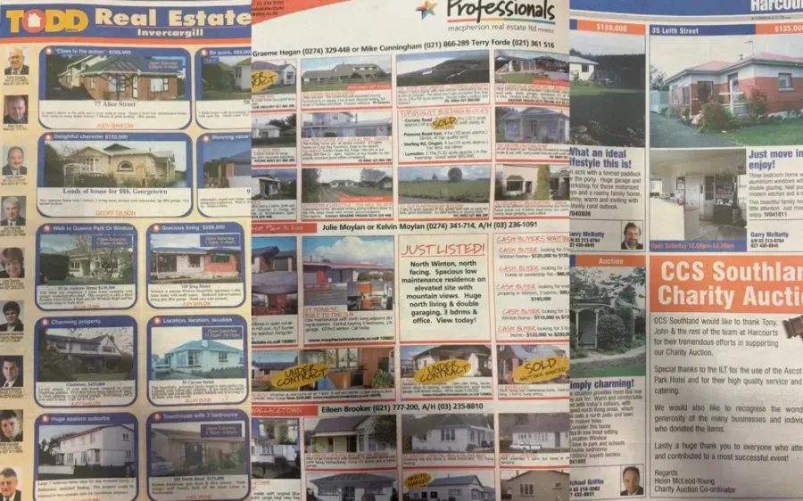 Old Invercargill Flashback - 2004 Property Adverts