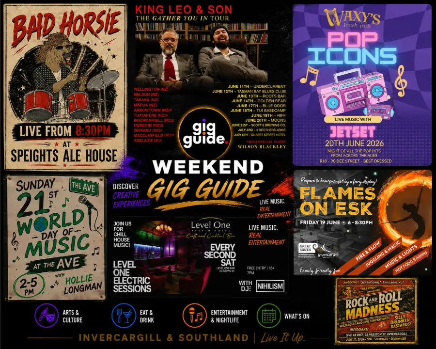 Weekend Gig Guide 19 - 21 June