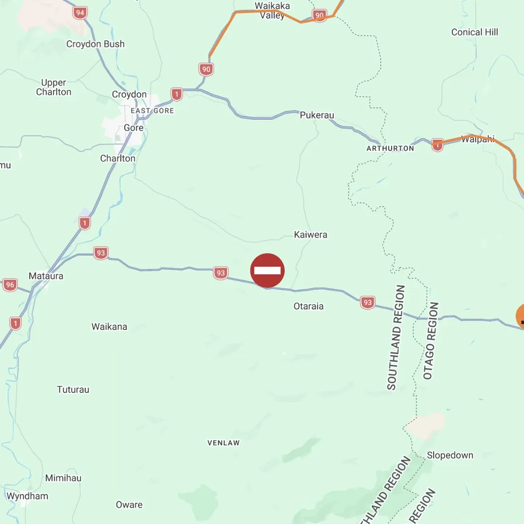 SH93 Closed After Serious Mataura Crash