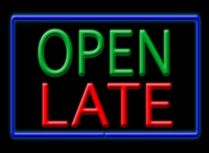 Shops Open Late Tonight