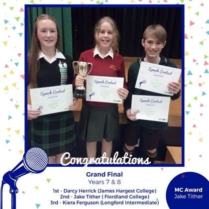 Inter Schools Speech Contest Winners