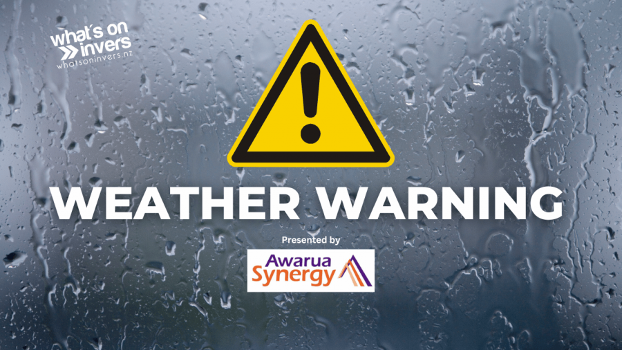 Severe Thunderstorm Watch Issued For Clutha, Southland, and Fiordland