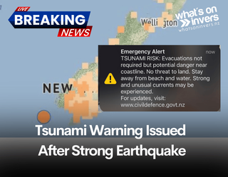 Tsunami Warning Issued After Strong Earthquake