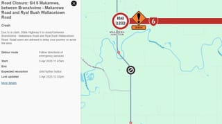 UPDATE: Road Now Open After Crash Closes Section Of State Highway 6