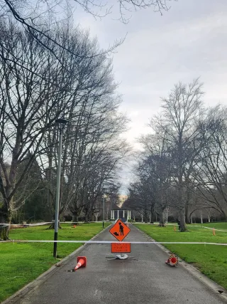 Storm Closes Queens Park Walkways