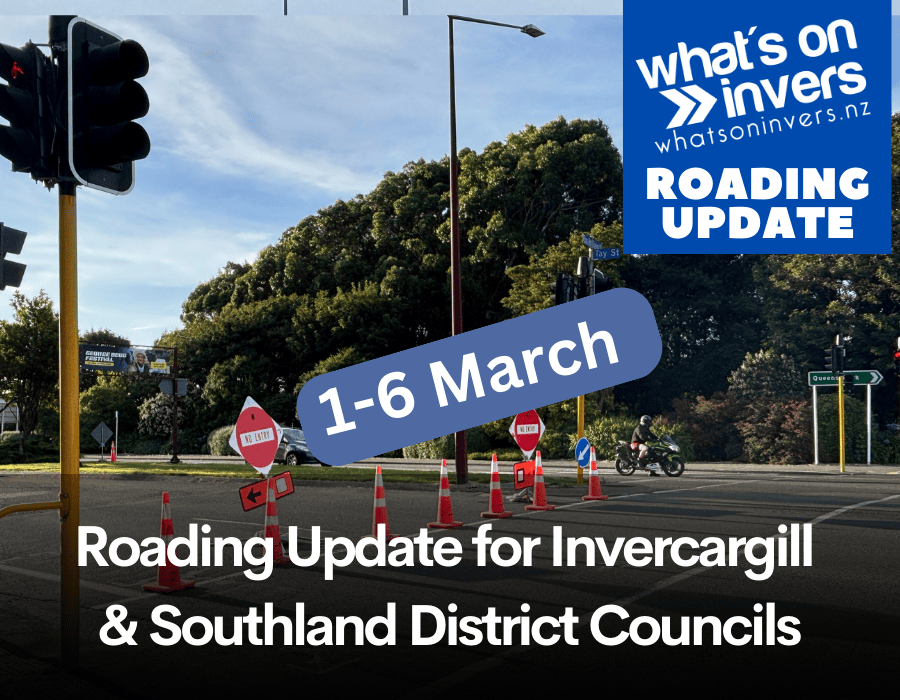Roadworks And Traffic Updates For Invercargill