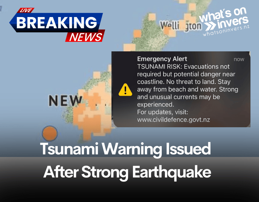 Tsunami Warning Issued After Strong Earthquake