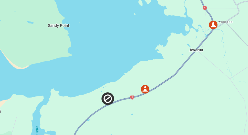 UPDATE: SH1 Bluff Highway Now Open After Crash