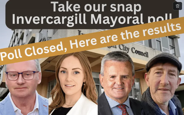 Invercargill City Mayoral Snap Poll Results