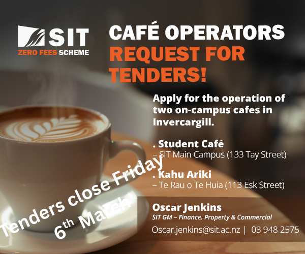 Café Operators — Big Opportunity at SIT!