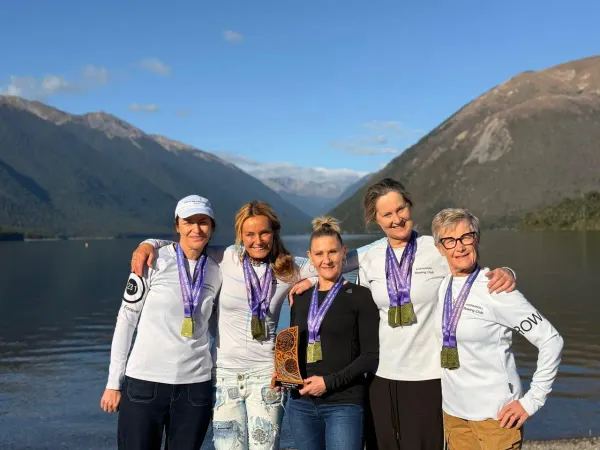Invercargill Women's Masters Rowers Bring Home Gold