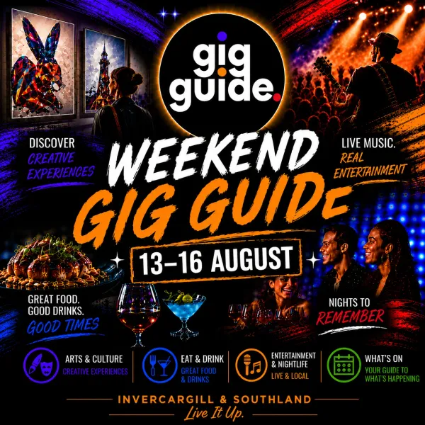 Weekend Gig Guide  13 – 16 August