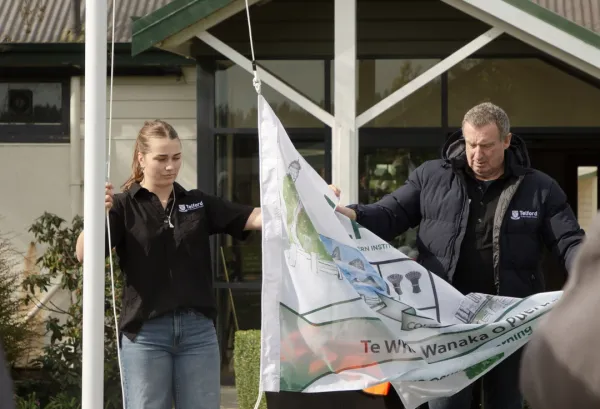 Telford Picks Student Design for New Flag