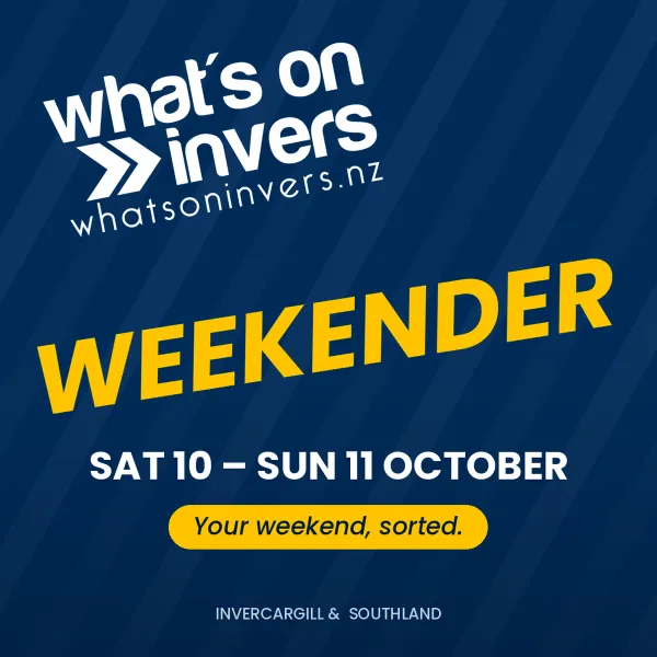 What's On Invers Weekender, Sat 10 to Sun 11 October