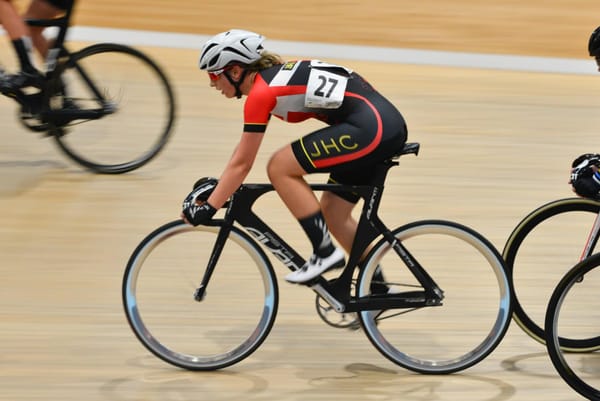 Paterson Hits Top Gear At School Track Cycling