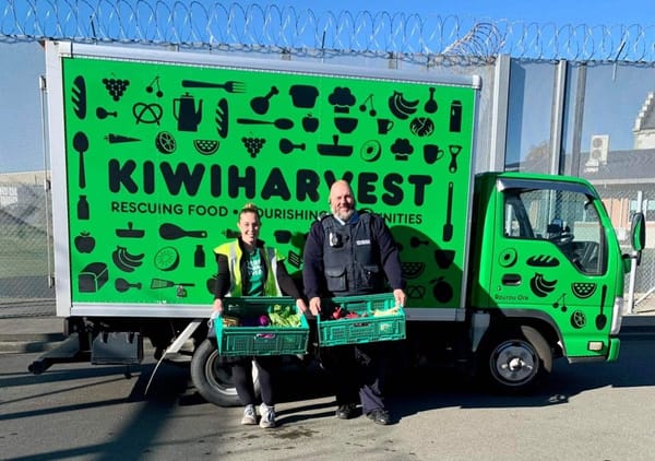 KiwiHarvest & Invercargill Prison Partnership Providing Food To Southland Communities In Need